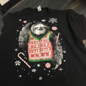 Sloth Christmas shirt!